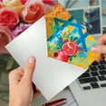 thumbnail image 5 of 1 Rosh Hashanah Card with Envelope - Greetings Star and Pomegranates C6135ARHG, 5 of 7