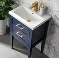 thumbnail image 3 of Clara 20" Single Bathroom Vanity with Porcelain Top - Blue, 3 of 10