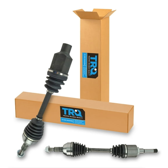 TRQ New CV Axle Shaft Assembly Front Kit Pair Set of 2 for Equinox Terrain 2.4L CSA82558