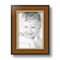 thumbnail image 2 of ArtToFrames 5x7 Inch Medium Tri-colored Frame Picture Frame, This Brown MDF Poster Frame is Great for Your Art or Photos, Comes with Regular Glass (4446), 2 of 7