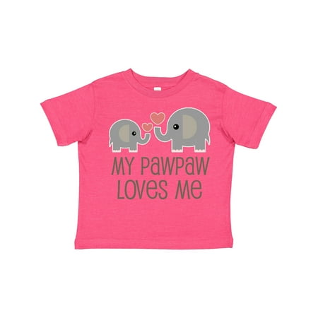 

Inktastic My Pawpaw Loves Me Grandchild Gift Toddler Boy or Toddler Girl T-Shirt