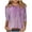 Pattern 5-Purple, variant on Valentines Day Gifts for Her Three Quarter Sleeve Cool Beach Tops for Women Plus
