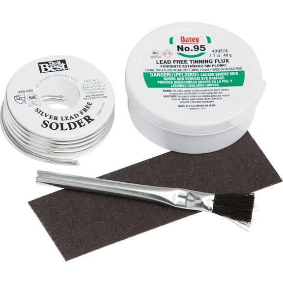 Do it Best Silver Lead-Free 1/4 Lb. No. 95 Solder Kit 53094