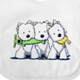 thumbnail image 4 of Inktastic Westie Pro Players Boys or Girls Baby Bib, 4 of 4