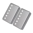 thumbnail image 2 of Durable 2 uds cubiertas para pastillas de guitarras eléctricas cuello + puente, con tornillos de montaje, suministro de Luthier Plata, 2 of 8