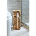 thumbnail image 2 of Wicker Water Hyacinth Tall Toilet Tissue Paper Holder for 4 wide rolls, 2 of 5