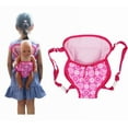 thumbnail image 6 of Amerteer Baby Doll Carrier Backpack Doll Accessories, Sweet Handmade Backpack Front and Back Sling with Straps - Fits 15 To 18 Inch Dolls, 6 of 7