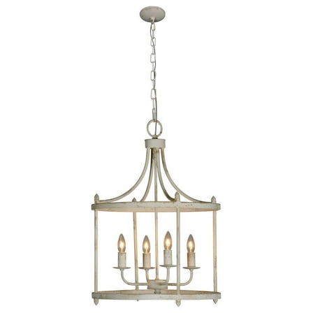 Arlington Chandelier (Cottage White)