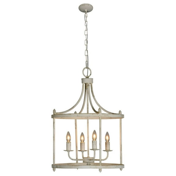 Arlington Chandelier (Cottage White)