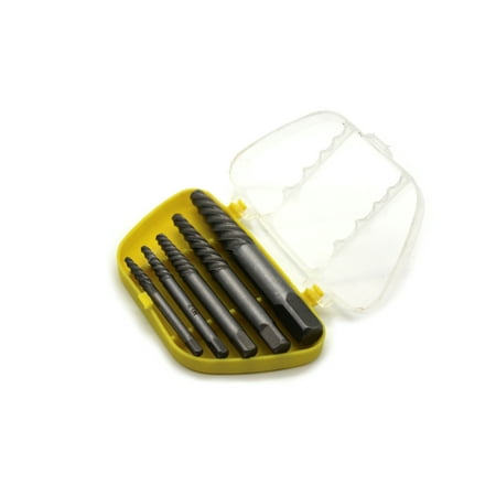 

TMAX 5 pc Heavy Duty Screw Extractor Kit Damage Broken Bolt Removal Tool Set