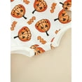 thumbnail image 5 of Newborn Baby Girl Boy Clothes Pumpkin Romper Sweatshirt Onesie Long Sleeve Bubble Jumpsuit Halloween Outfit, 5 of 6