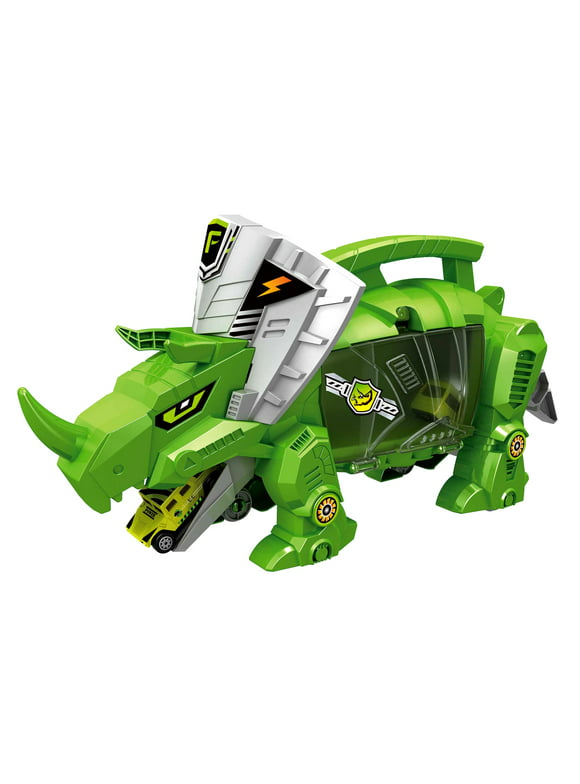 New Dinosaur Storage Carrier with Dinosaur Car and Helicopter