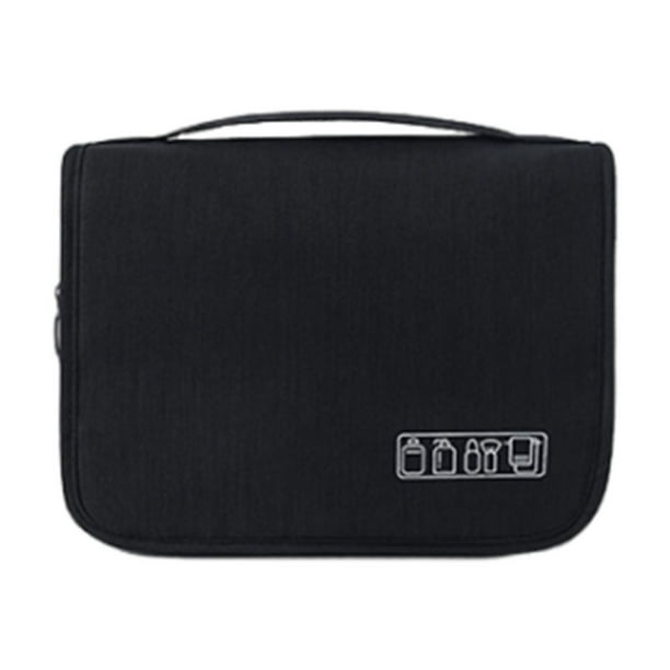 Organizador de cosméticos húmedo y seco, neceser colgante para maquillaje, estuche de viaje con gancho, bolsa de almacenamiento lavable para artículos de tocador, cosméticos y cuidado de la piel.