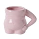 thumbnail image 3 of Taza de café, taza de té, regalo único para mamá, barriga de cerámica creativa, 400 ml con asa, Rosa, 3 of 9