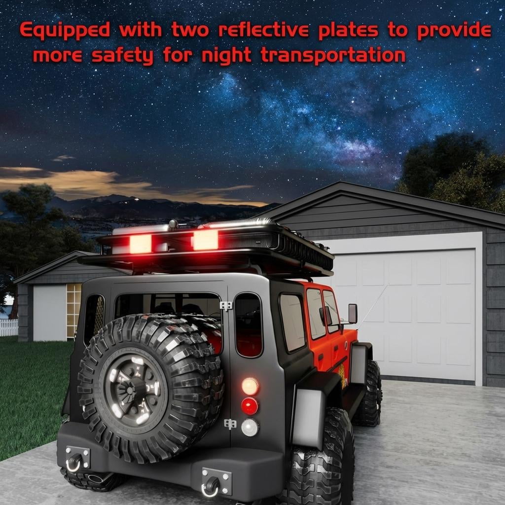 AIKKYS Roof Rack Basket with Extension,84"×39"×6" Universal Rooftop Cargo Carrier Basket,200lb Capacity Heavy Duty Steel Storage Holder Basket for for SUV/Car,Black