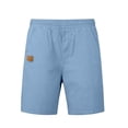 thumbnail image 4 of Ketyyh-chn99 Toddler Boy Athletic Shorts Boys Short Quarter-Zip Shorts Lounges Summer Casual Athletic Vacation Beach Outfits Size for 11-12 Years,Light Blue, 4 of 4