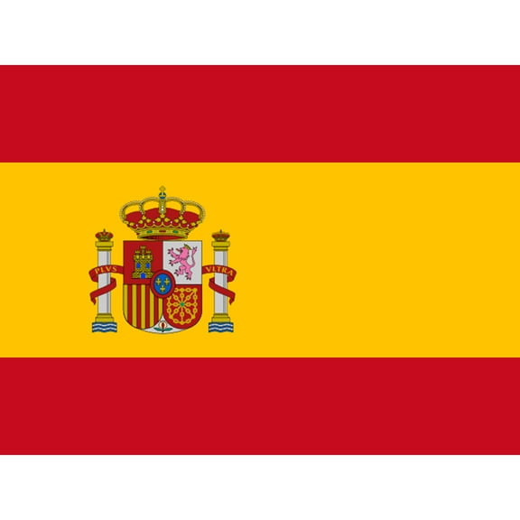 Spain National Flag Patriotic Vexillology World Flags Country Region Poster Extra Large XL Wall Art Print