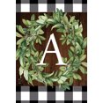 thumbnail image 3 of Briarwood Lane Wreath Monogram A Garden Flag, 3 of 4