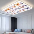 thumbnail image 2 of Modern Butterfly Magnetic Fluorescent Light Covers for Ceiling Lights 2x4 Feet, Spring Summer Watercolor Rustic Office Classroom Kitchen Drop Ceiling Light Covers Lighting Filters Shade Panel 1 Pack, 2 of 9