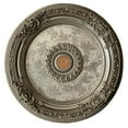 thumbnail image 1 of AFD Home 12013956&# Médaillon de Plafond Rond en Argent Antique 44; Gris, 1 of 1