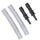 thumbnail image 1 of Ajuste de Tomo de Manómetro, adaptabilidad de tubo de Medidor de Presión de Tamaño Estándar de 3/16 A 5/16 Pulgadas Amplia Instalación Fácil para probar la aplicación, 1 of 7