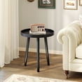 thumbnail image 2 of Costway 1 PCS Table d'Appoint Ronde Canapé Table Basse Bout de Canapé Table d'Accent Table de Nuit Mobilier pour la Maison Noir, 2 of 10