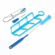 Jadeshay Hydration Bladder Cleaning Kit, Universal Water Reservoir Cleaning Kit Brushes and Drying Rack