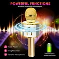 thumbnail image 4 of Wireless Bluetooth Karaoke Microphone, Portable Handheld Karaoke Mic Speaker Machine Birthday Home Party for Android/iPhone/PC or All Smartphone, 4 of 7