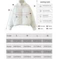 thumbnail image 3 of Women’s Winter Cropped Puffer Jacket Coat Short Warm Quilted Jacket, 3 of 13