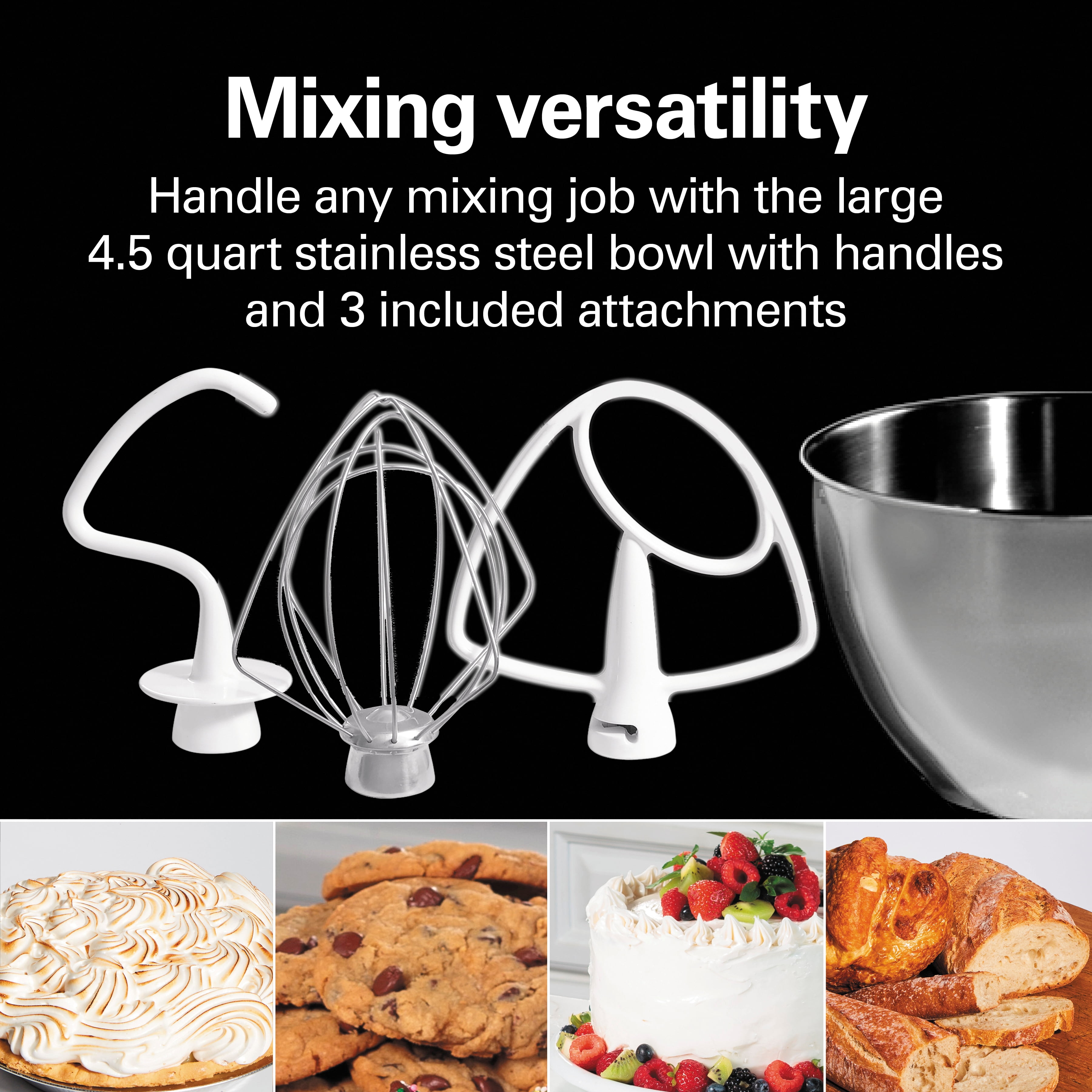 Eclectrics® All-Metal Stand Mixer - White - 63221