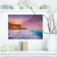 thumbnail image 1 of Magnifique Coucher de Soleil Paradisiaque - Toile d'Art de Paysage Marin Extra Grand, 1 of 3
