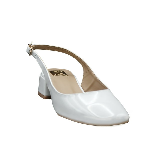 ZAPATILLA DE VESTIR DE MUJER PERLA SINTETICO MARCA LEON TM01