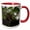 Red/White, variant on 3drose, Squirrel Eating Nut Squirrel in Tree, 11oz Two-tone Red Mug