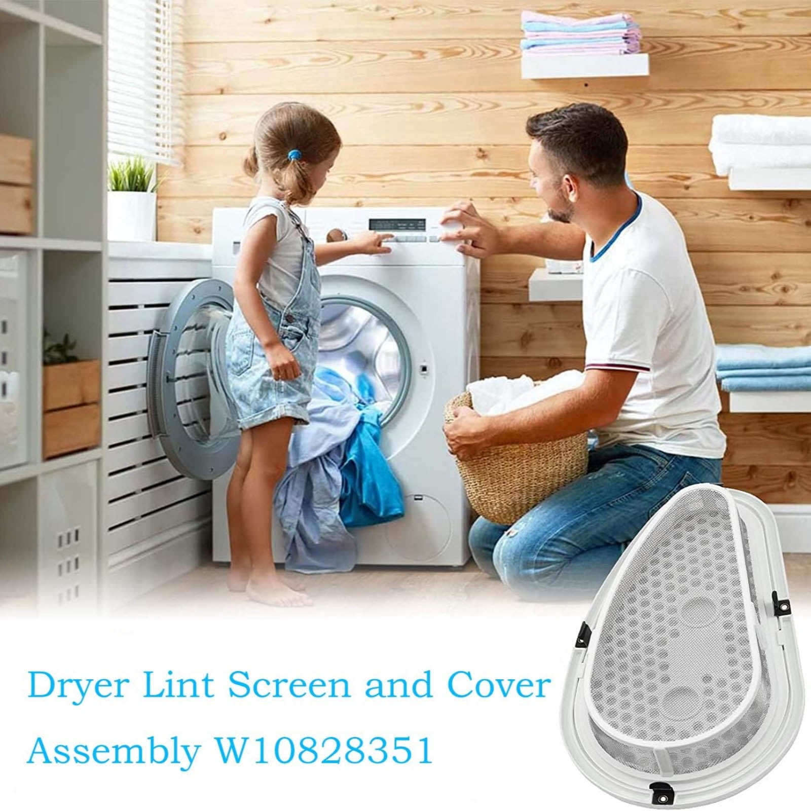 GUYUTING Abs Stainless Steel Mesh Dryer Lint Filter Replacement Oem Number W10828351 For Household Laundry Dryer Equipment