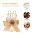 thumbnail image 2 of 5pcs Bird Cage Candy Box Gifts Sugar Container Metal Wire Chocolate Boxes, 2 of 8