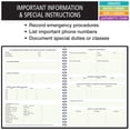 thumbnail image 3 of Elan Publishing Company Teacher Lesson Planner Book, 8.5" x 11", Black, 3 of 7