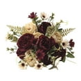 thumbnail image 3 of Fake Flower Simulation Bouquet Peony Rose Home Decoration Artificial Bouquet, 3 of 10
