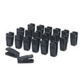 thumbnail image 1 of Naiovety Clips fuertes antideslizantes de las suspensiones de ropa del aspecto de moda del clip de ropa plástico negro, 1 of 6