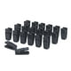 thumbnail image 1 of Naiovety Clips fuertes antideslizantes de las suspensiones de ropa del aspecto de moda del clip de ropa plástico negro, 1 of 6