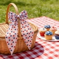 thumbnail image 4 of OAVQHLG3B 4th of July American Flag Hair Bows for Women, Ribbon Bow Hair Clips for Girls, Patriotic Long Tail Accessories for Girls, 4 of 6