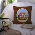 thumbnail image 3 of Carolines Treasures 7283PW1414 Cowboy Corgi Fabric Decorative Pillow  14Hx14W multicolor, 3 of 4