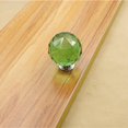 thumbnail image 6 of 2x Glass Furniture Knobs, Drawer Knobs Kitchen Cupboard Cabinet Knobs Handles, 30MM Diameter - Green, 30mm, 6 of 8