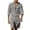 Grey, variant on NAFUU Men's 2 Pieces Outfits Linen Sets For Men Long Sleeve Button Down Shirt And Drawstring Waist Shorts Summer Casual Beach Outfits Commuting Work Outfits