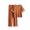 Red, variant on SnZhen Two Piece Sets for Women Summer Women's Stylish Casual Suit Contrasting Color Short-sleeved And Wide-leg Pants Slit Two-piece Set