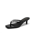 thumbnail image 1 of Sandalia DREAM PAIRS SDHS25001W Negra con Tacones Kitten de 5 cm, 1 of 8