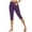 Purple, variant on Timegard Womens Lounge Shorts Elastic Waist Solid Color Comfy Summer Casual Workout Half Trousers