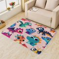 thumbnail image 1 of Cute Cartoon Dinosaur Area Rug 2x3, Colorful Dinosaur Rugs for Entryway Bedroom Living Room, Cute Animal Indoor Door Mat, Machine Washable Rug, Non Slip Soft Low Pile Home Decor Carpet 8i&-162, 1 of 7