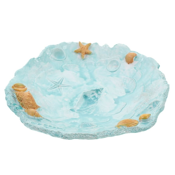 FRCOLOR  Resin Vintage Tray Plates For Food Serving Living Room Dining