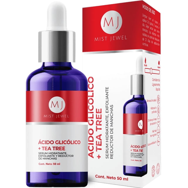 Serum Facial MIST JEWEL Ácido Glicólico + Tea Tree 50 ML