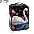thumbnail image 6 of Swan Premium Polyester Shoe Boxes - 23x31cm/9x12in, Space-Saving Organizer for Shoes, Breathable Material, Convenient Storage Solution, 2-Pack, 6 of 7